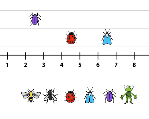 How to Play Insect Number Track