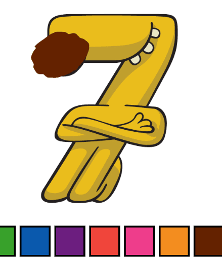 Doodle Monster Numbers