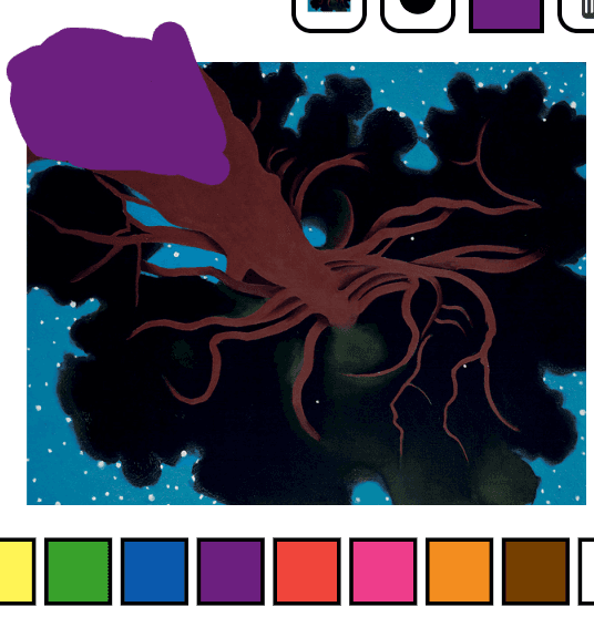 How to Play O’Keeffe-Inspired Art Fun