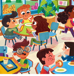 Hidden Picture Cafeteria