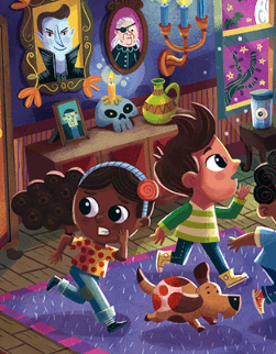 Hidden Picture Haunted House