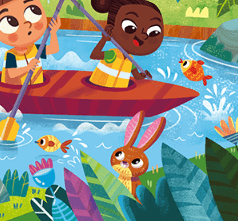 Hidden Picture Kayak