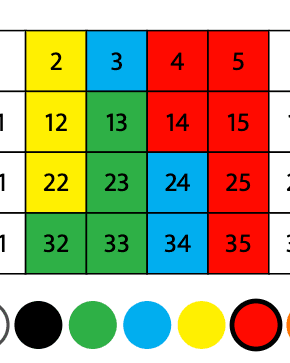 How to Play Forty-Number Grid