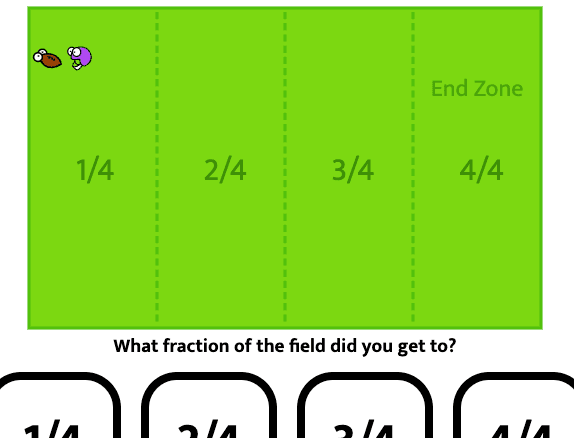 How to Play Fraction Football Challenge
