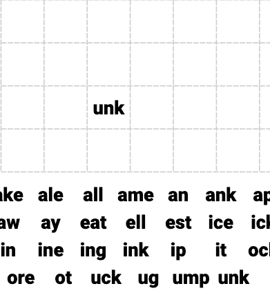 How to Play Word Family Pieces