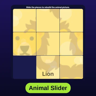 Animal Slider Puzzle