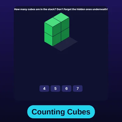 Counting Cubes game