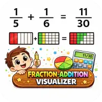 Fraction Addition Visualizer game