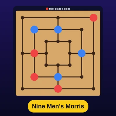 Nine Mens Morris game: Nine Men's Morris