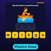 Phonics Snow game