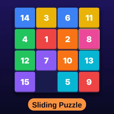 Sliding Squares game: Sliding Puzzle
