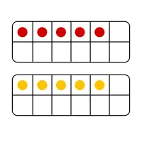 Two Color Counter Double Ten Frame game