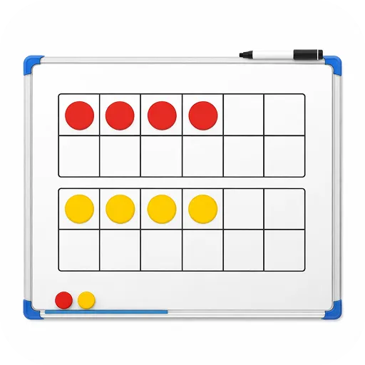 How to Play Dual-Color Whiteboard Counters